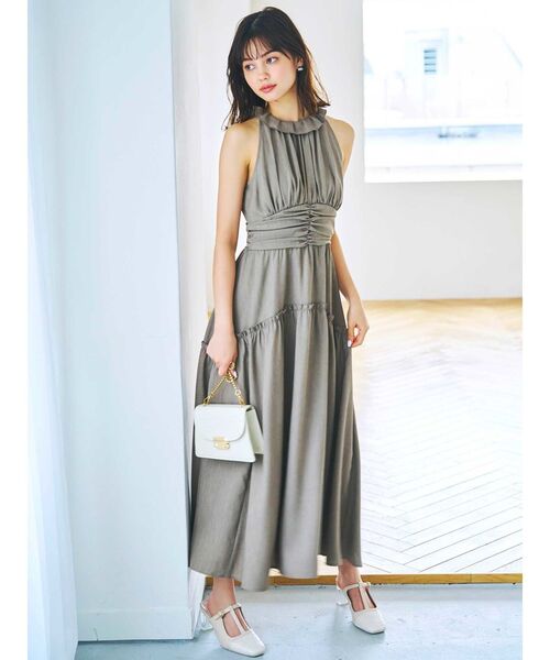 tantan⭐︎inaワンピース新品⭐︎今季完売 追加》ASA/C KAFTAN DRESS 2：ワンピース（ワンピース