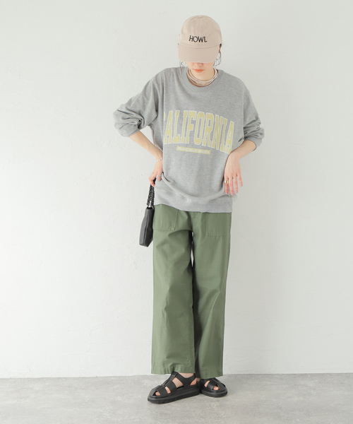 Simplicite（サンプリシテ）の「BIGロゴプリントスウェット（スウェット・レディース・ブルー系その他/アイボリー/グレー・FREE）」の7枚目の写真