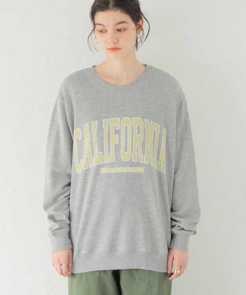 Simplicite（サンプリシテ）の「BIGロゴプリントスウェット（スウェット・レディース・ブルー系その他/アイボリー/グレー・FREE）」の17枚目の写真