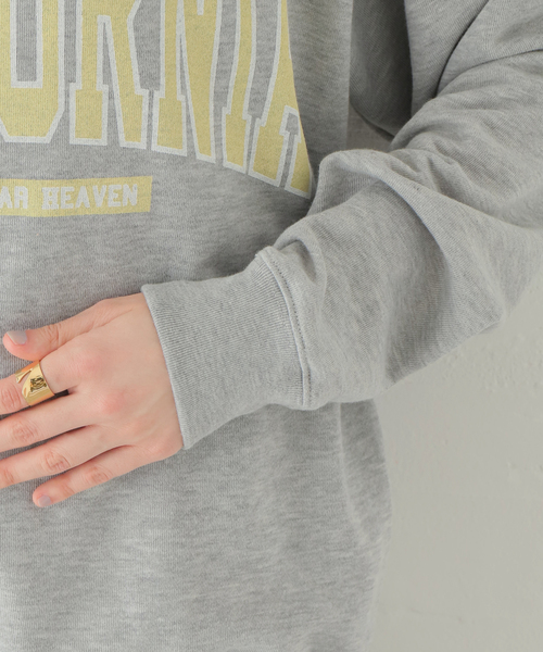 Simplicite（サンプリシテ）の「BIGロゴプリントスウェット（スウェット・レディース・ブルー系その他/アイボリー/グレー・FREE）」の5枚目の写真