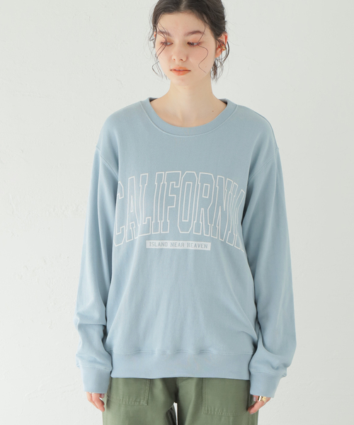 Simplicite（サンプリシテ）の「BIGロゴプリントスウェット（スウェット・レディース・ブルー系その他/アイボリー/グレー・FREE）」の22枚目の写真