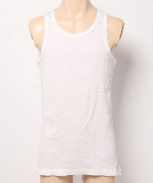 HANES（ヘインズ）の「【HANES】NEW1Pタンクトップ（タンクトップ・メンズ・ホワイト/ブラック・M/L/XL）」の11枚目の写真