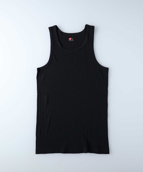HANES（ヘインズ）の「【HANES】NEW1Pタンクトップ（タンクトップ・メンズ・ホワイト/ブラック・M/L/XL）」の7枚目の写真