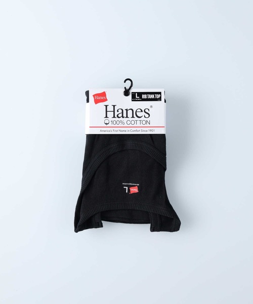 HANES（ヘインズ）の「【HANES】NEW1Pタンクトップ（タンクトップ・メンズ・ホワイト/ブラック・M/L/XL）」の12枚目の写真