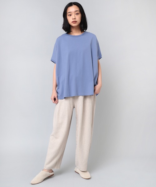 URCH RNA（アーチ アールエヌエー）の「R4061 リネンレーヨンコックパンツ（その他パンツ・レディース・オフホワイト/オリーブ/ブラック/スモークピンク/アイボリー/グリーン/スミクロ/オレンジ・MEDIUM）」の20枚目の写真