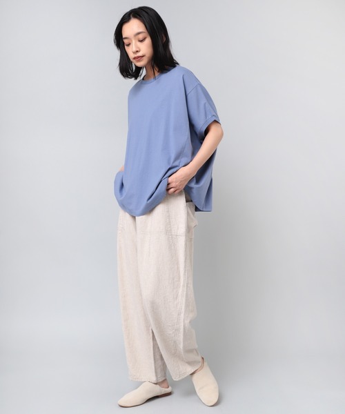 URCH RNA（アーチ アールエヌエー）の「R4061 リネンレーヨンコックパンツ（その他パンツ・レディース・オフホワイト/オリーブ/ブラック/スモークピンク/アイボリー/グリーン/スミクロ/オレンジ・MEDIUM）」の21枚目の写真