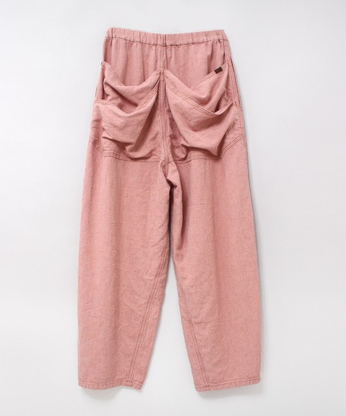 URCH RNA（アーチ アールエヌエー）の「R4061 リネンレーヨンコックパンツ（その他パンツ・レディース・オフホワイト/オリーブ/ブラック/スモークピンク/アイボリー/グリーン/スミクロ/オレンジ・MEDIUM）」の13枚目の写真