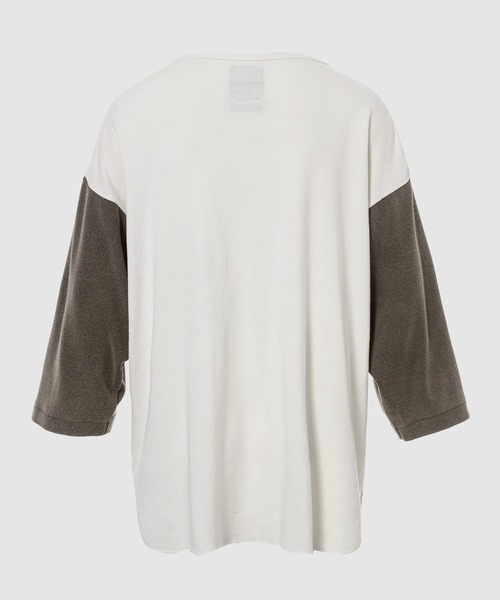 BOW WOW（バウワウ）の「LL BEAR BASEBALL CS（Tシャツ/カットソー・メンズ・ホワイト×ブラック・M/L/XL）」の2枚目の写真