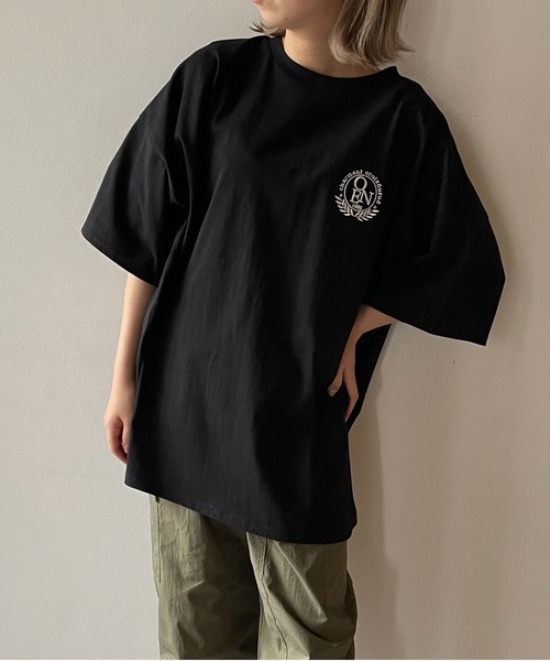 one way(ワンウェイ)の「ビッグロゴTシャツ(Tシャツ/カットソー・レディース・ブラック/ブルー/パープル/ホワイト・FREE)」の11枚目の写真