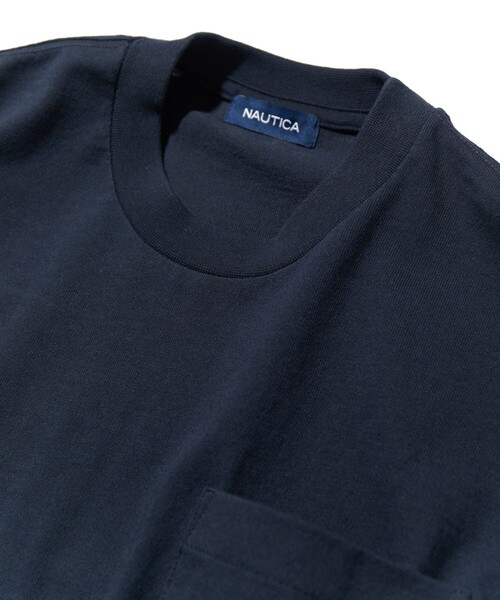 NAUTICA（ノーティカ）の「NAUTICA/ノーティカ Back Embroidery Pocket Tee/バックエンブロイダリー ポケットTシャツ（Tシャツ/カットソー・メンズ・ライトグレー/ネイビー/グリーン/ホワイト/ブラック・MEDIUM/X-LARGE/LARGE/SMALL）」の18枚目の写真