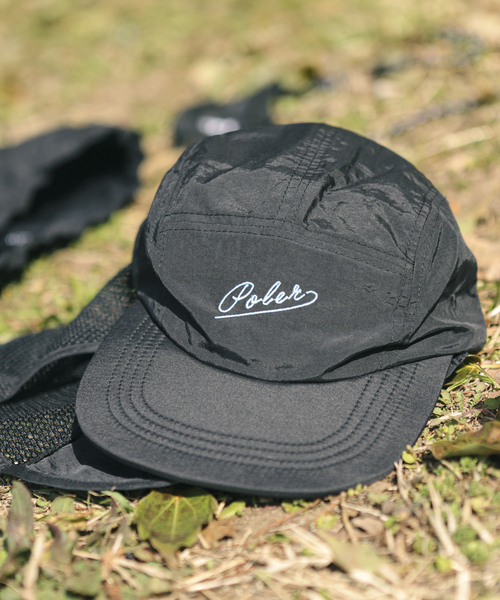 JOURNAL STANDARD relume（ジャーナルスタンダード　レリューム）の「【POLeR / ポーラー】別注サンガードキャップ（キャップ・メンズ・ブラック/ネイビー/サックスブルー/グリーン・FREE）」の2枚目の写真