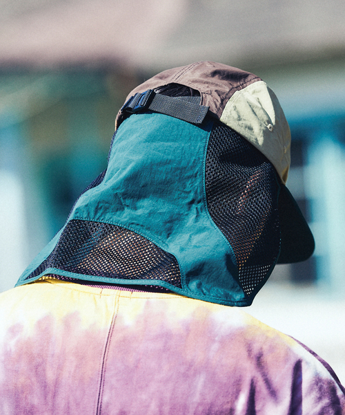 JOURNAL STANDARD relume（ジャーナルスタンダード　レリューム）の「【POLeR / ポーラー】別注サンガードキャップ（キャップ・メンズ・ブラック/ネイビー/サックスブルー/グリーン・FREE）」の8枚目の写真