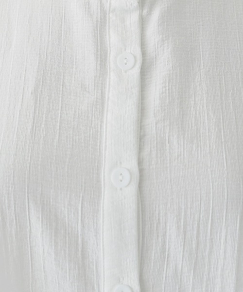 antiqua(アンティカ)の「スタンドカラーシャツ(シャツ/ブラウス・レディース・ブラック/ホワイト/ターコイズブルー・FREE)」の19枚目の写真