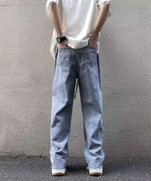 MGV（エムジーヴィー）の「クラッシュカットオフデニム（デニムパンツ・メンズ・ブルー/ホワイト/ブラック・MEDIUM/LARGE/X-LARGE）」の7枚目の写真