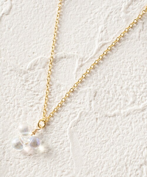 couture brooch（クチュールブローチ）の「◆ガラスモチーフネックレス（ネックレス・レディース・ゴールド/シルバー・00）」の4枚目の写真