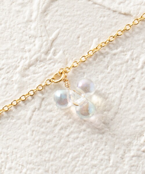 couture brooch（クチュールブローチ）の「◆ガラスモチーフネックレス（ネックレス・レディース・ゴールド/シルバー・00）」の5枚目の写真