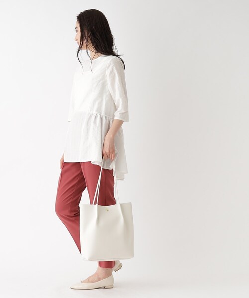 OPAQUE.CLIP（オペークドットクリップ）の「◆トートバッグ【A4収納可】（トートバッグ・レディース・オフホワイト/ブラック/ベージュ・00）」の7枚目の写真