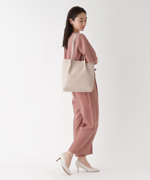 OPAQUE.CLIP（オペークドットクリップ）の「◆トートバッグ【A4収納可】（トートバッグ・レディース・オフホワイト/ブラック/ベージュ・00）」の18枚目の写真