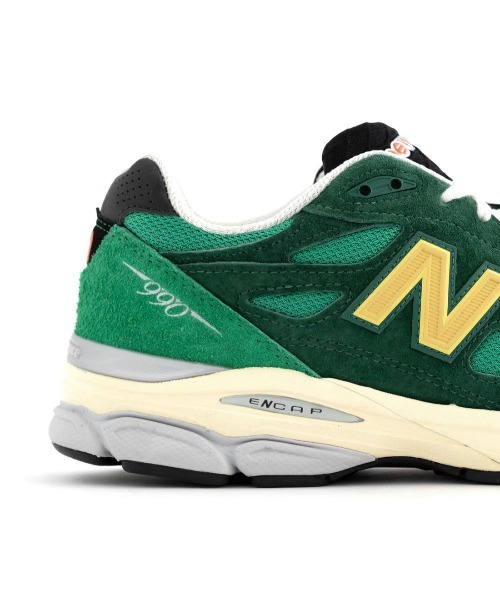 NEW BALANCE（ニューバランス）の「M990/GG3（スニーカー・メンズ・グリーン・26.5cm/27cm/27.5cm/28cm/28.5cm/29cm/26cm）」の4枚目の写真
