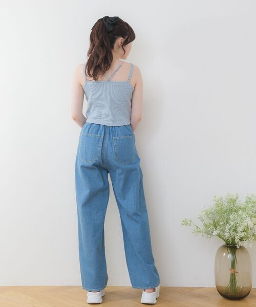 ems excite（エムズエキサイト）の「デイジー刺繍デニムPT