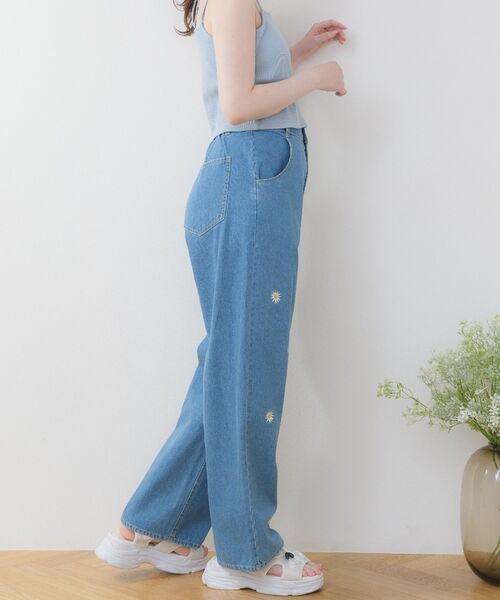 20日まで！エムズグレイシー♡刺繍デニムガウチョパンツ38 楽天市場】エムズグレイシー（パンツ｜ボトムス）：レディース