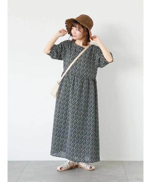 ehka sopo（エヘカソポ）の「スカラップワイドハット（ハット・レディース・キナリ/ブラウン/ベージュ・F）」の8枚目の写真