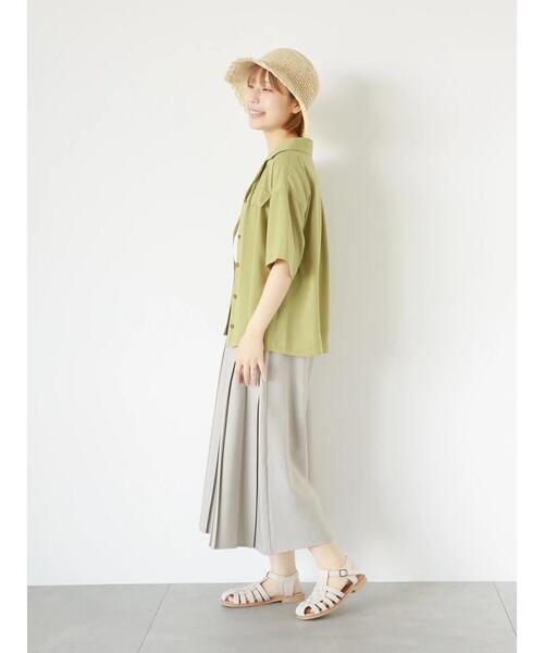 ehka sopo（エヘカソポ）の「スカラップワイドハット（ハット・レディース・キナリ/ブラウン/ベージュ・F）」の20枚目の写真