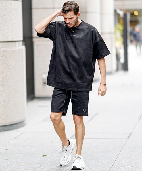 SOMEDIFF(サムディフ)の「【SOMEDIFF】スウェードショーツ メンズ ハーフパンツ 膝上 上質素材 夏服(その他パンツ・メンズ・グレー/ベージュ/ホワイト/ブルー/ブラック・L/XL/M)」の16枚目の写真
