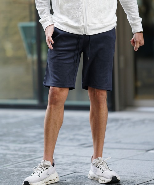 SOMEDIFF(サムディフ)の「【SOMEDIFF】スウェードショーツ メンズ ハーフパンツ 膝上 上質素材 夏服(その他パンツ・メンズ・グレー/ベージュ/ホワイト/ブルー/ブラック・L/XL/M)」の21枚目の写真