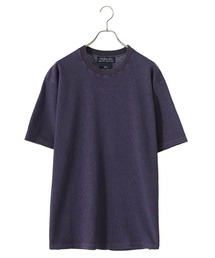 REMI RELIEF NAVY LABEL | REMI RELIEF NAVY LAB / レミレリーフ ネイビーレーベル：綿麻プレーティング天竺TEE：RN24329115AK[STD](Tシャツ/カットソー)