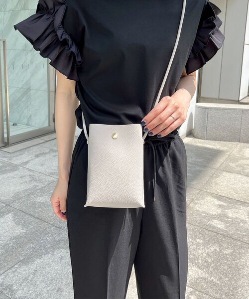 OPAQUE.CLIP（オペークドットクリップ）の「◆ミニショルダーバッグ（ショルダーバッグ・レディース・ピンク系/ブラック/ベージュ/グレー・00）」の6枚目の写真