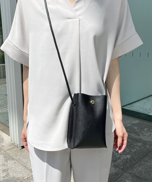 OPAQUE.CLIP（オペークドットクリップ）の「◆ミニショルダーバッグ（ショルダーバッグ・レディース・ピンク系/ブラック/ベージュ/グレー・00）」の10枚目の写真