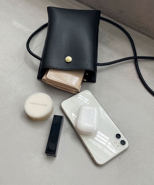 OPAQUE.CLIP（オペークドットクリップ）の「◆ミニショルダーバッグ（ショルダーバッグ・レディース・ピンク系/ブラック/ベージュ/グレー・00）」の12枚目の写真