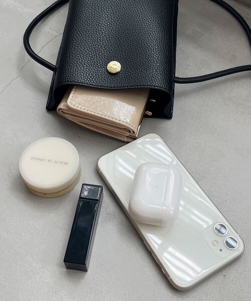 OPAQUE.CLIP（オペークドットクリップ）の「◆ミニショルダーバッグ（ショルダーバッグ・レディース・ピンク系/ブラック/ベージュ/グレー・00）」の13枚目の写真