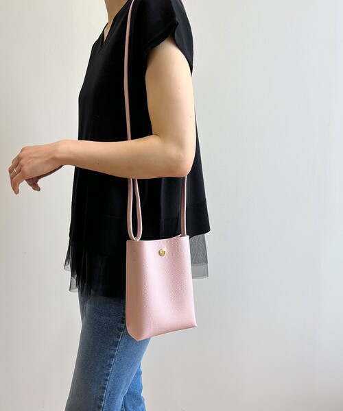 OPAQUE.CLIP（オペークドットクリップ）の「◆ミニショルダーバッグ（ショルダーバッグ・レディース・ピンク系/ブラック/ベージュ/グレー・00）」の14枚目の写真