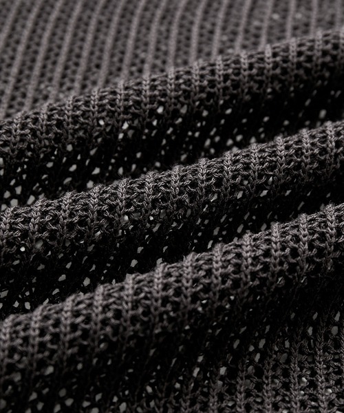 JUNRED(ジュンレッド)の「ドライタッチオープンカラーニットシャツ(シャツ/ブラウス・メンズ・チャコールグレー/ライトグレー/パープル・S/M/L)」の15枚目の写真