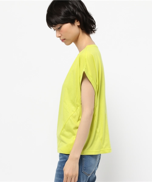 OUTLET(アウトレット)の「【CIAOPANIC TYPY】ロールアップポケットT(Tシャツ/カットソー・レディース・イエロー・FREE)」の3枚目の写真