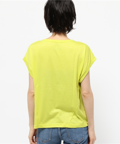 OUTLET(アウトレット)の「【CIAOPANIC TYPY】ロールアップポケットT(Tシャツ/カットソー・レディース・イエロー・FREE)」の4枚目の写真
