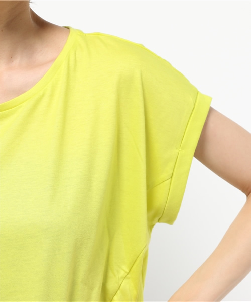 OUTLET(アウトレット)の「【CIAOPANIC TYPY】ロールアップポケットT(Tシャツ/カットソー・レディース・イエロー・FREE)」の6枚目の写真
