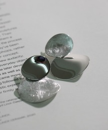 【Peony/ピオニー】/大ぶり メタルサークルピアス