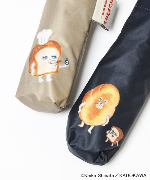 新品　パンどろぼう✖️niko and… 晴雨兼用軽量折り畳み傘　ベージュ 新品 パンどろぼう✖️niko and… 晴雨兼用軽量折り畳み傘
