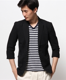 CIAOPANIC | 【Ciaopanic】　シアサッカー7分テーラー(テーラードジャケット)