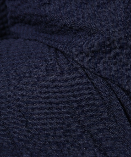 CIAOPANIC（チャオパニック）の「【Ciaopanic】　シアサッカー7分テーラー（テーラードジャケット・メンズ・ブラック/ネイビー・LARGE/MEDIUM）」の12枚目の写真