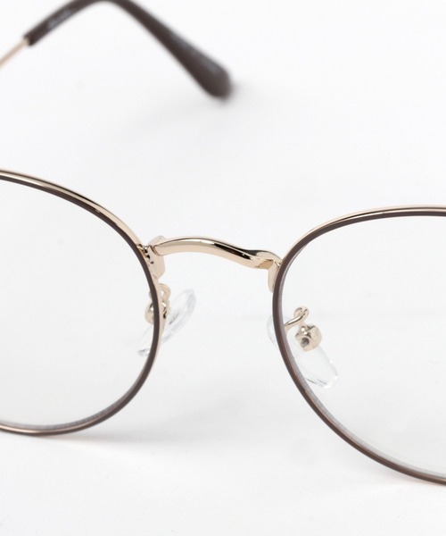 niko and...（ニコアンド）の「オリジナル細リムラウンド伊達メガネ（メガネ・レディース・ライトブラウン/ブラック/モカ・FREE）」の12枚目の写真