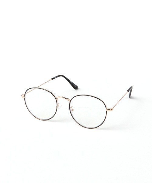 niko and...（ニコアンド）の「オリジナル細リムラウンド伊達メガネ（メガネ・レディース・ライトブラウン/ブラック/モカ・FREE）」の4枚目の写真