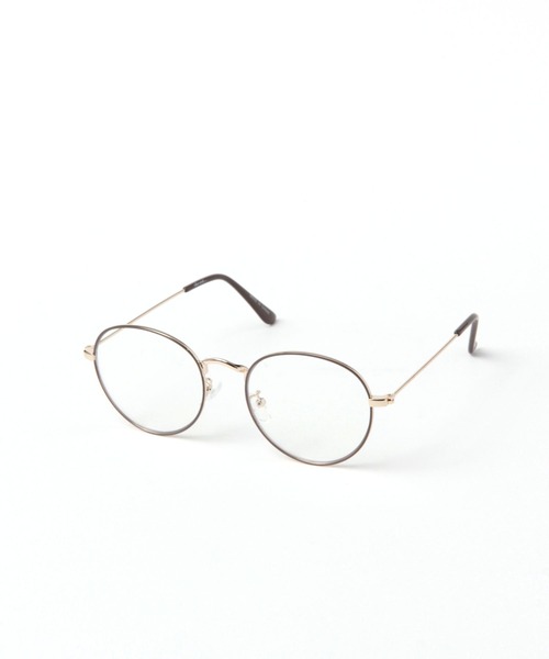 niko and...（ニコアンド）の「オリジナル細リムラウンド伊達メガネ（メガネ・レディース・ライトブラウン/ブラック/モカ・FREE）」の5枚目の写真