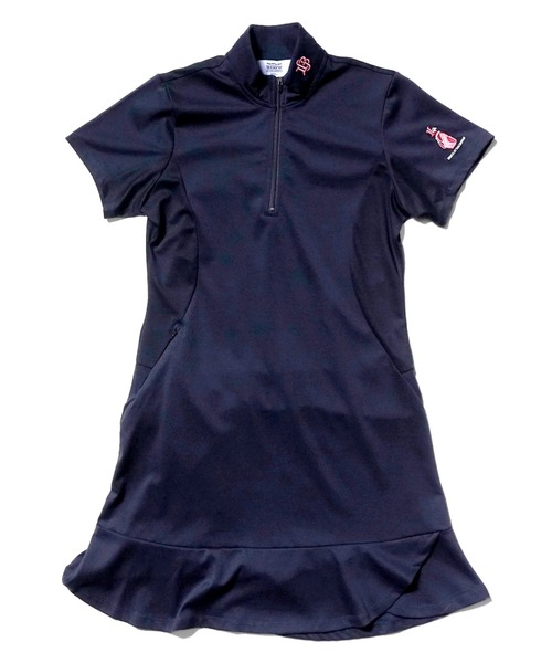 BENCH AT THE GREENE(ベンチアットザグリーン)の「BENCH AT THE GREENE GOLF /レディースワンピース(ワンピース・レディース・ネイビー/ブラック・SMALL/MEDIUM)」の2枚目の写真