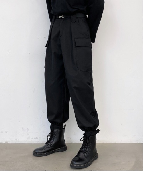 Burner(バーナー)の「【OKUOKU 0909】タック付き ジョガーカーゴパンツ oku-bottom-668257956653-38 U(カーゴパンツ・メンズ・B・L/XL/M)」の3枚目の写真