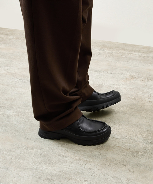 PADRONE(パドローネ)の「PADRONE パドローネ / TYROLEAN SHOES with 884C Vibram ビブラムソールチロリアンシューズ / PU8840-2003(ブーツ・メンズ・ブラック・40/41/42/43)」の4枚目の写真