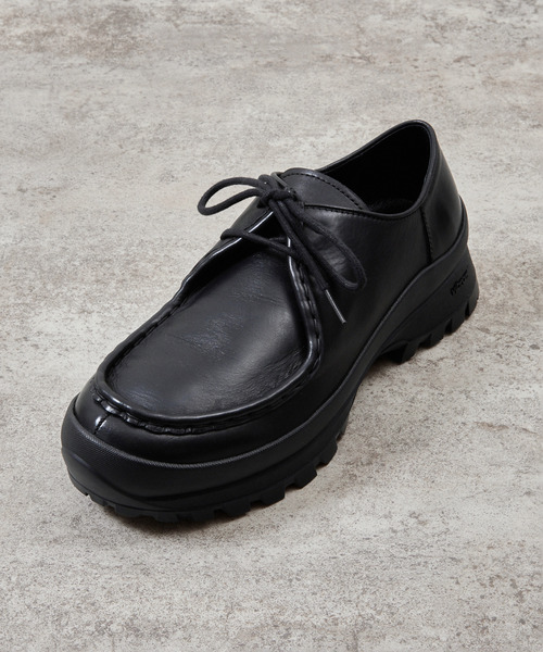 PADRONE(パドローネ)の「PADRONE パドローネ / TYROLEAN SHOES with 884C Vibram ビブラムソールチロリアンシューズ / PU8840-2003(ブーツ・メンズ・ブラック・40/41/42/43)」の8枚目の写真